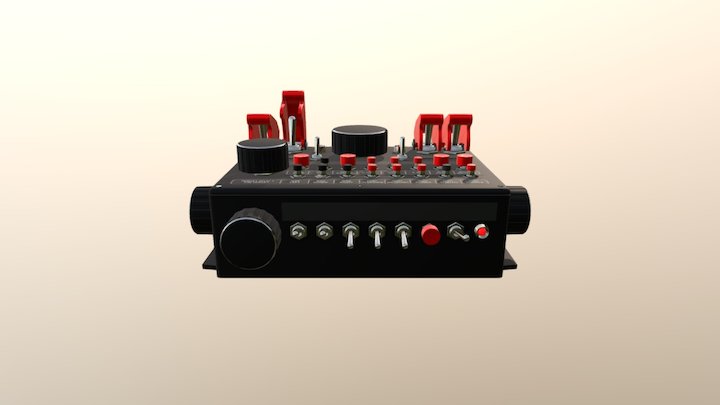 RG Custom Control panel mk3a 3D Model