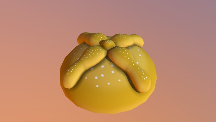 Pan de Muerto 3D Model