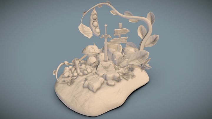 The Sword of Legend 3D Model