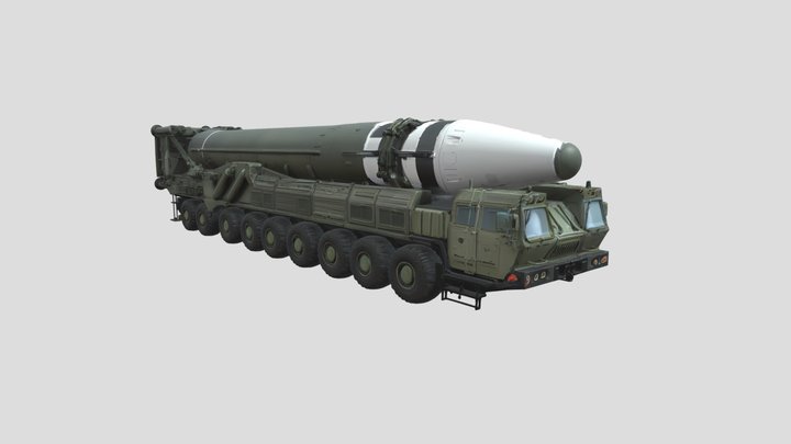 Hwasong 17 Missile – Kostenloses 3D-Modell STL