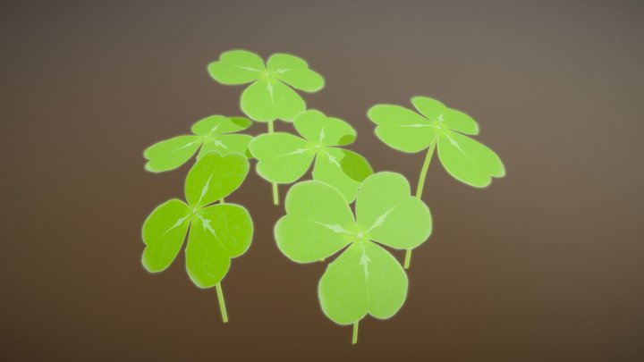 Monster Garden: Clovers 3D Model