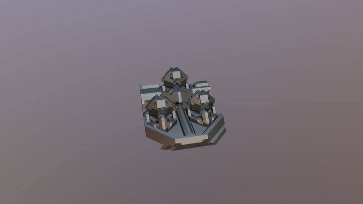 LSPC Light Turret Level 1 Battery 3D Model