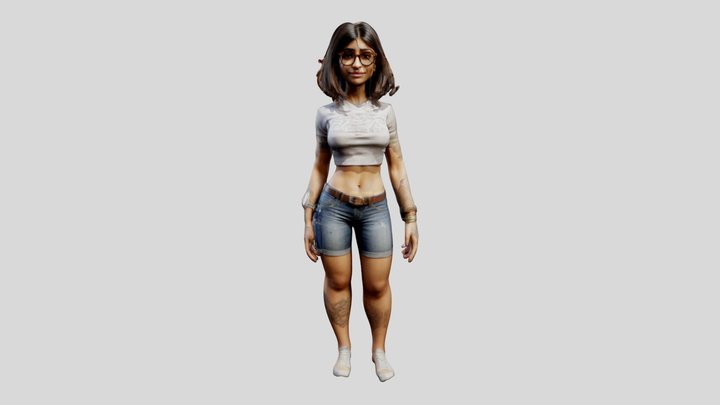 Female Character Free Download – Free 3D Model STL