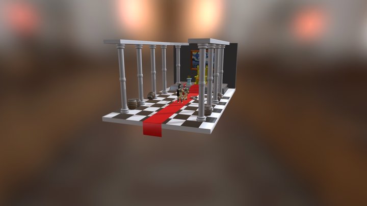 EscenaPersonaje 3D Model