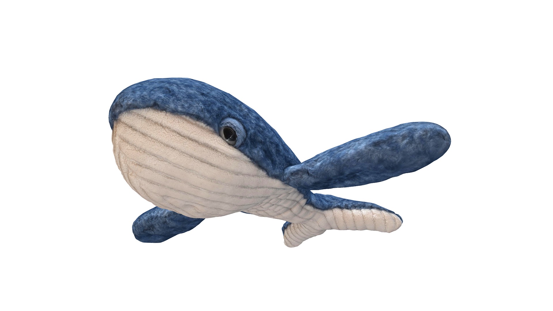 3D model Whale V3 - This is a 3D model of the Whale V3. The 3D model is about a fish with a long tail.