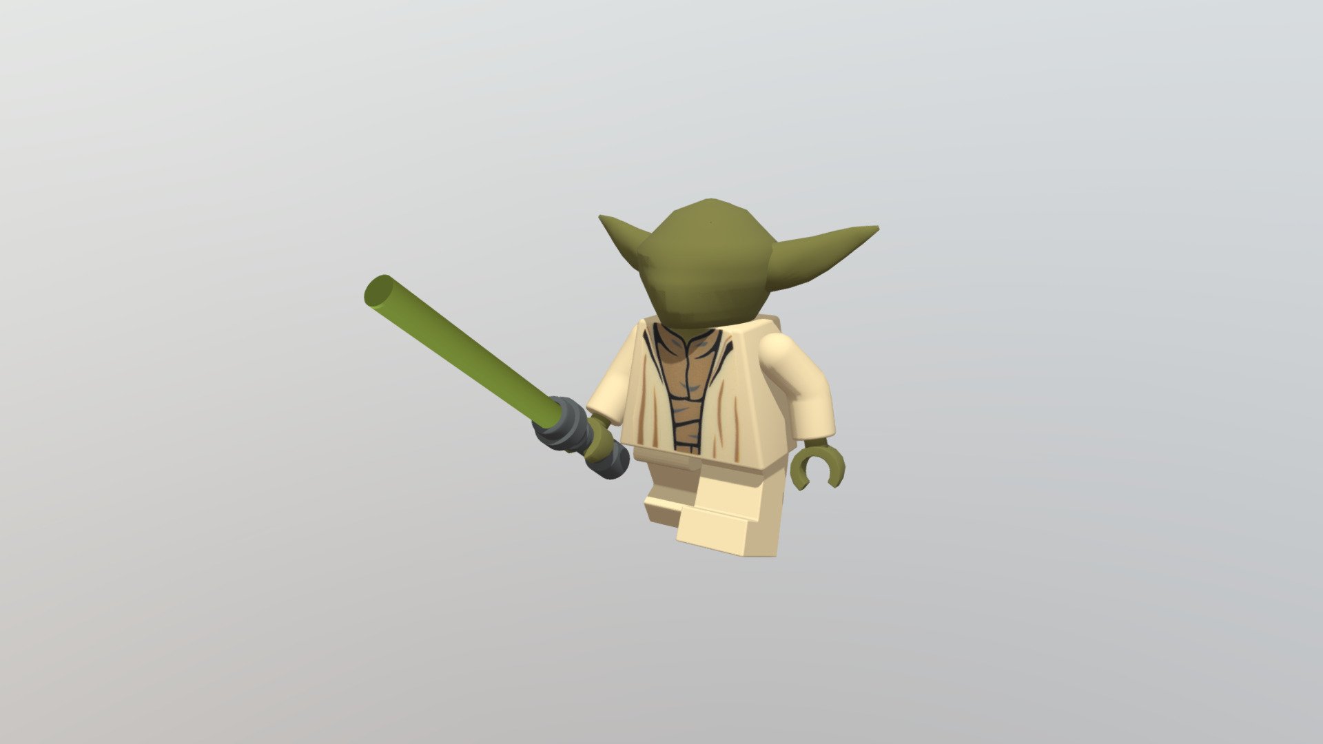 Yoda Character walk cycle-draft