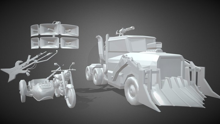 Rustborn - Unwrap 3 + model 1 3D Model