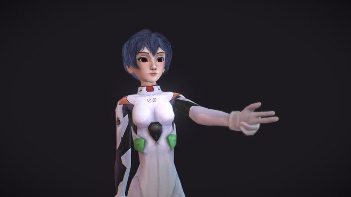 Rei Ayanami - EVANGELION 3D Model