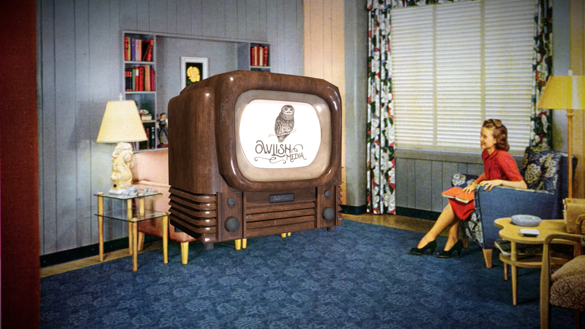 3D model Old Timey TV – Low Poly - This is a 3D model of the Old Timey TV - Low Poly. The 3D model is about a person sitting in a chair.