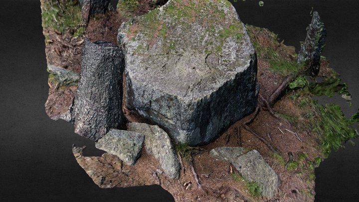 Mysterious "STONY TABLE" in Modriach / Austria 3D Model