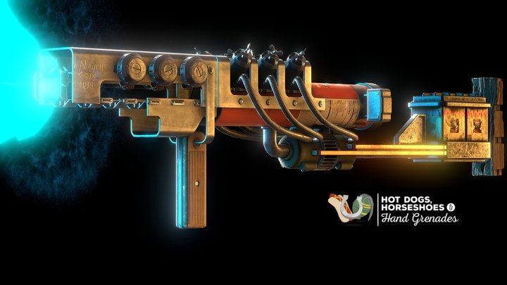 Railgun 3D models - Sketchfab