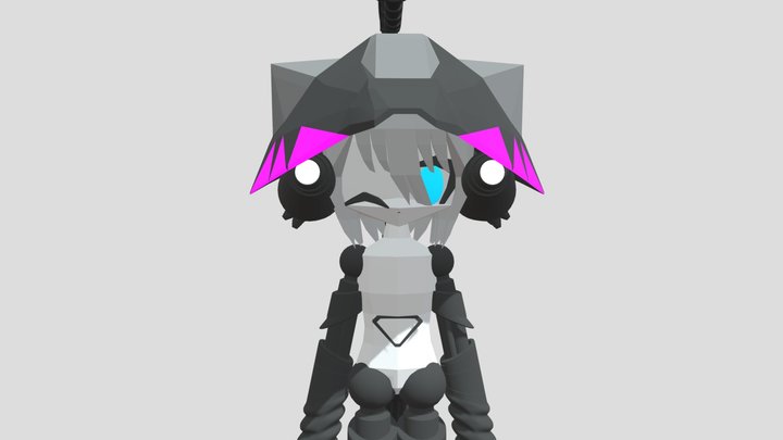Tripod Cosplay Anime Animation WIP 3D Model