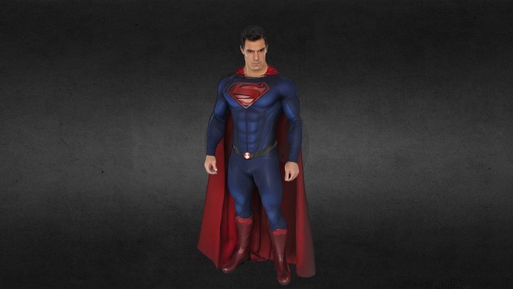 Superman - AI Generated 3D Model
