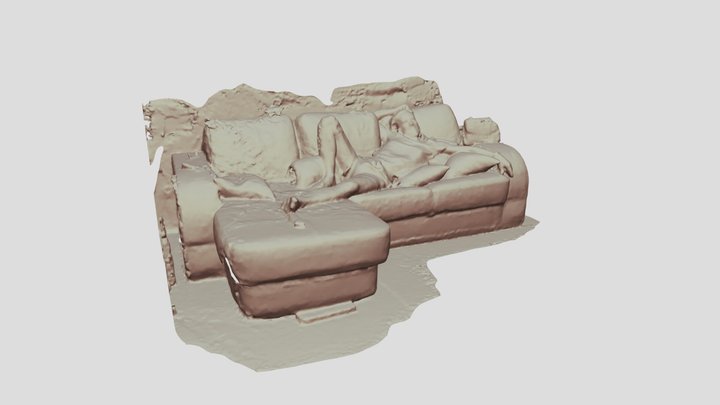 Демид на диване 3D Model