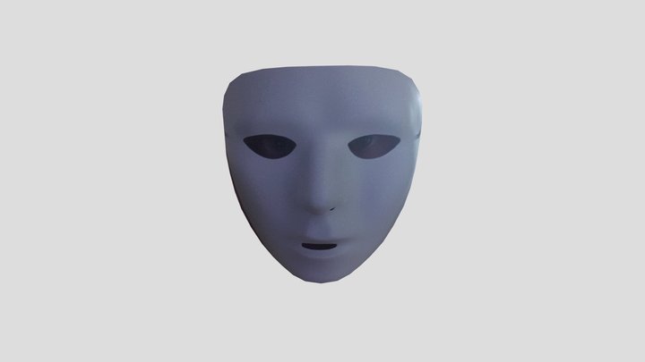 white mask 3D Model
