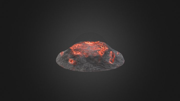 Fire Wyvern Nest 3D Model