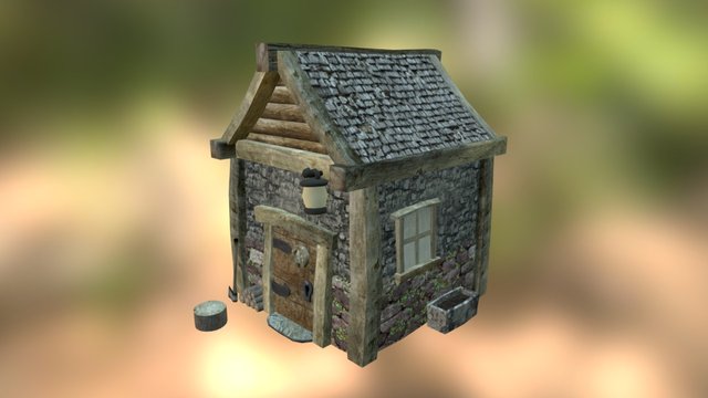 Woodsman House In Progress 3D Model