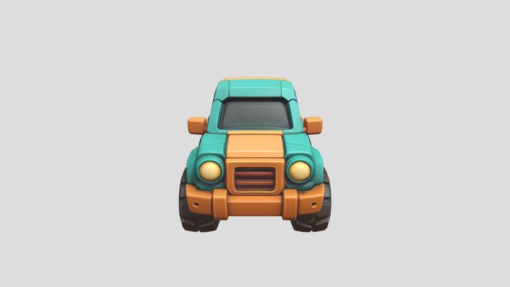 Stylized Car Advanced Model Mage WIP