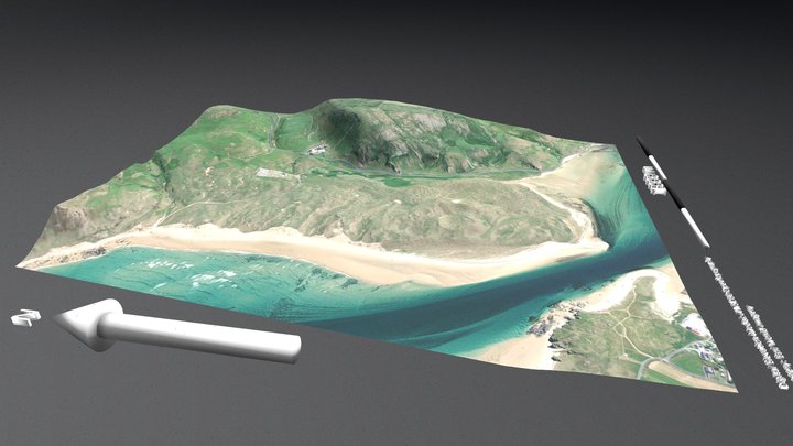 Five Finger Strand, Inishowen, Ireland – Free 3D Model STL