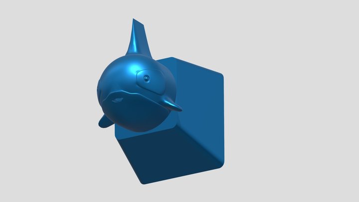 Orca Key Cap_final – Free 3D Model STL