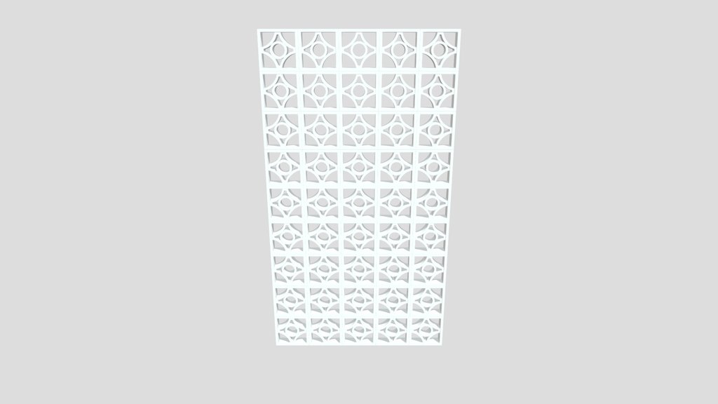Ventilation Blocks Wall Star Design