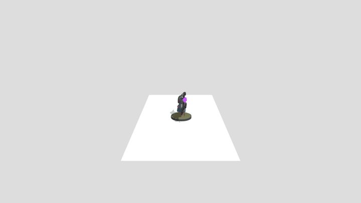 Chibi Knight 3D Model