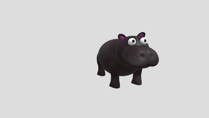 Hippo 3D Model