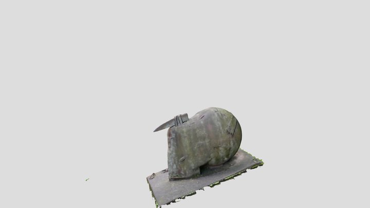 Schadel, Wolfgang Bier, skull 1984 3D Model