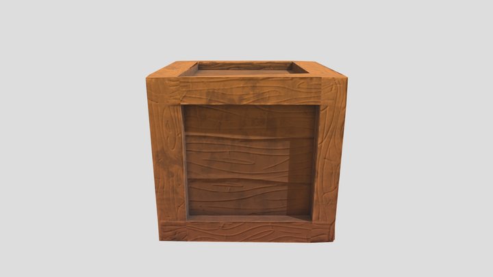 Caja de Madera 3D Model