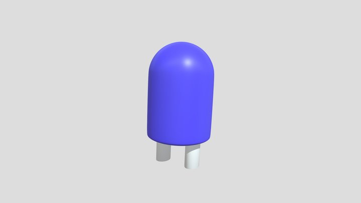 Green Among Us Character Rig 3D Model