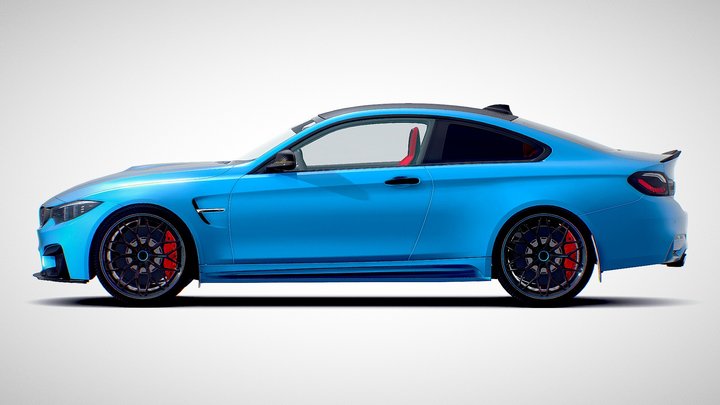 BMW M4 f82 3D Model