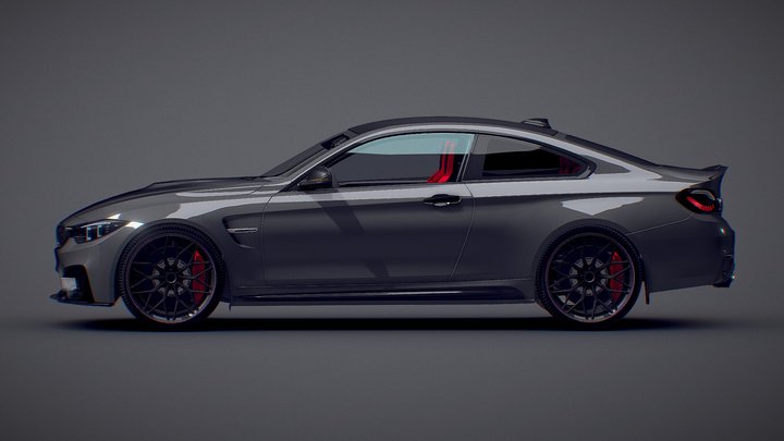 BMW M4 f82 3D Model