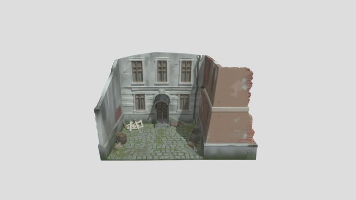old city yard 3D Model