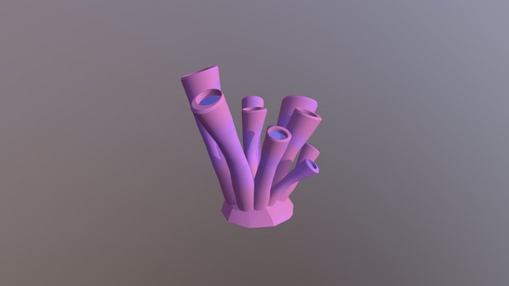 Tube Coral V2 3D Model