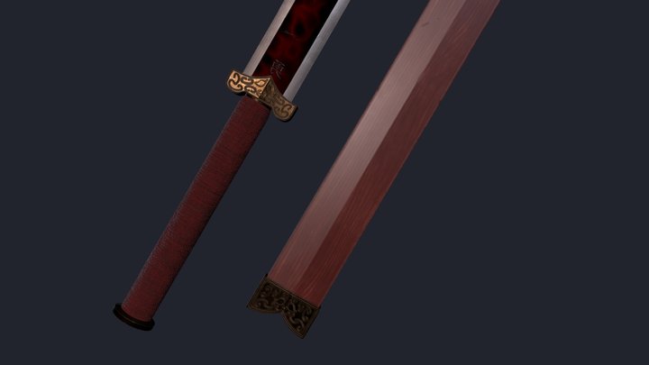 Chinese sword 3D Model