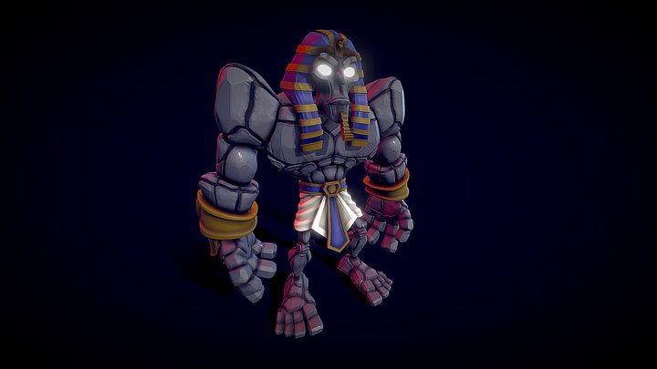 Egyptian Guard 3D Model