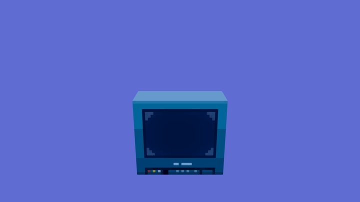 Pixel TV 3D Model
