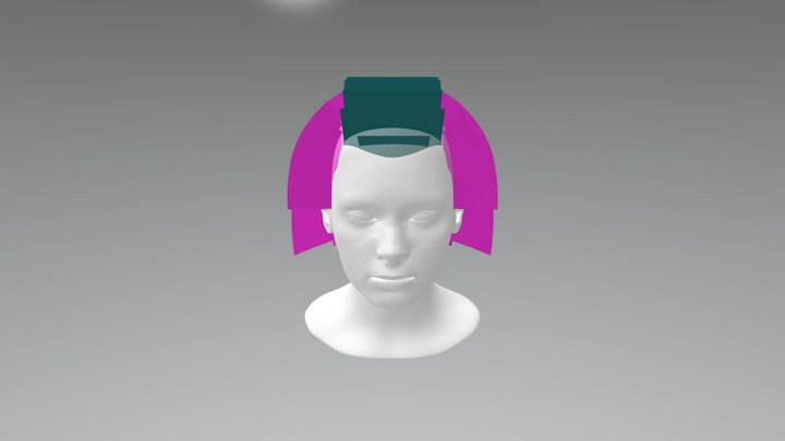 Dégradé progressif à séparations verticales 3D Model