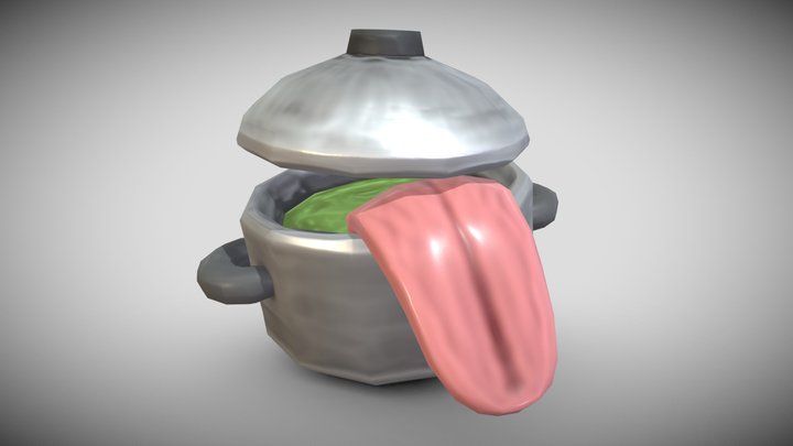 Monster-Soup-Pot 3D Model