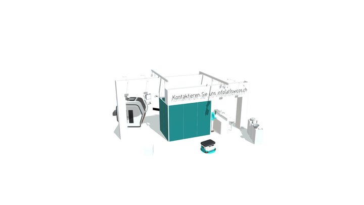 Virtuelle Messe Swicos / Virtual Booth 3D Model