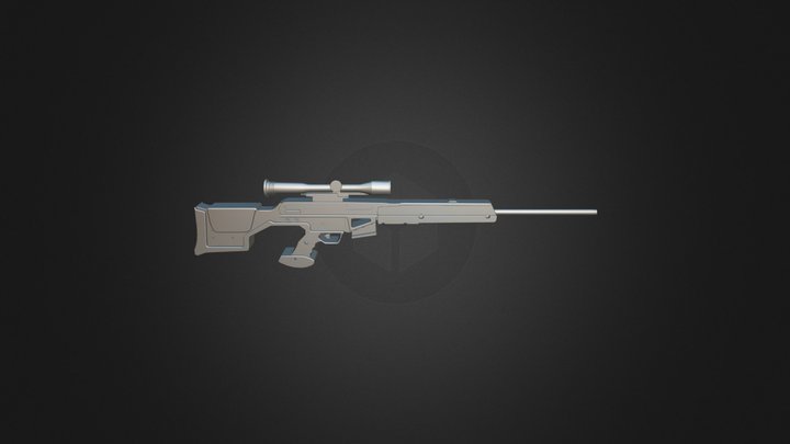 Sniper 3D Model
