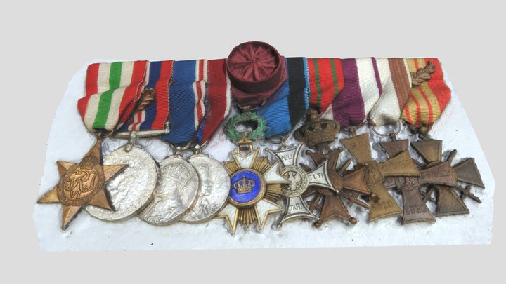 Sir Adrian Carton de Wiart : Medals - 2 of 6 3D Model