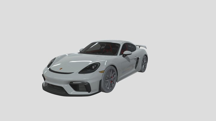 Porsche cayman GT4 2020 3D Model