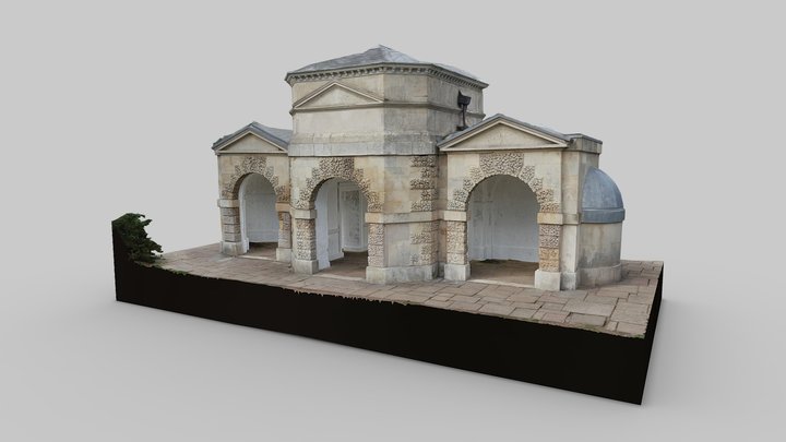 Queen Caroline's Temple – Kostenloses 3D-Modell STL
