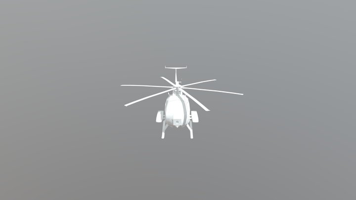 MH-6 Little Bird 3D Model