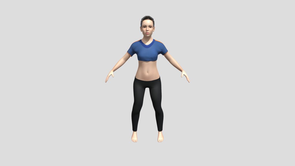 Ai test emma Blue Crop Top Avatar