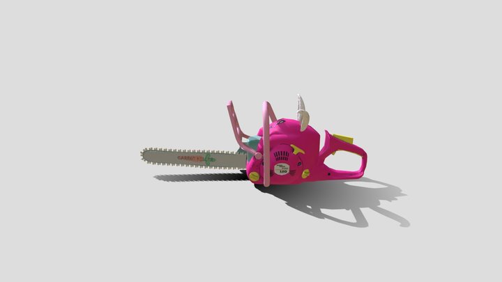 The Carrot Killer, Bunny Chainsaw 3D Model