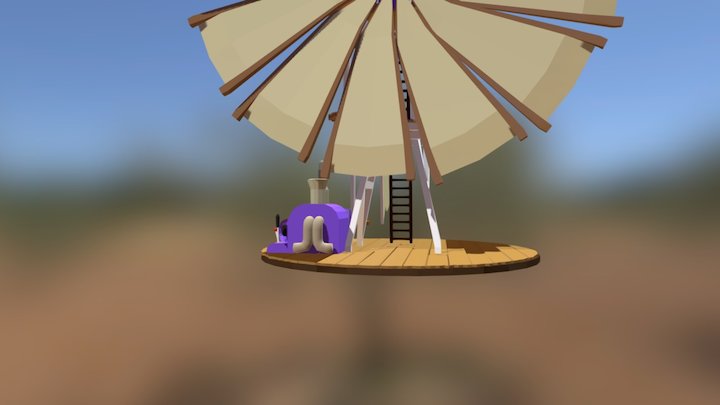 Windmill 3D Model