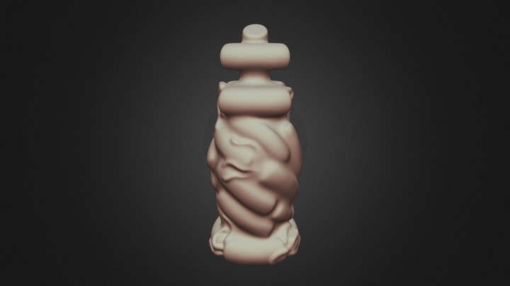 Microbiology Chess Set King 3D Model