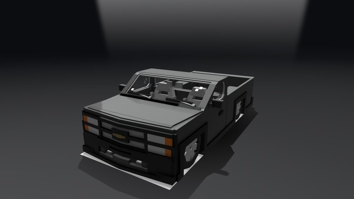 [FREE] Chevy Silverado Lowrider 3D Model